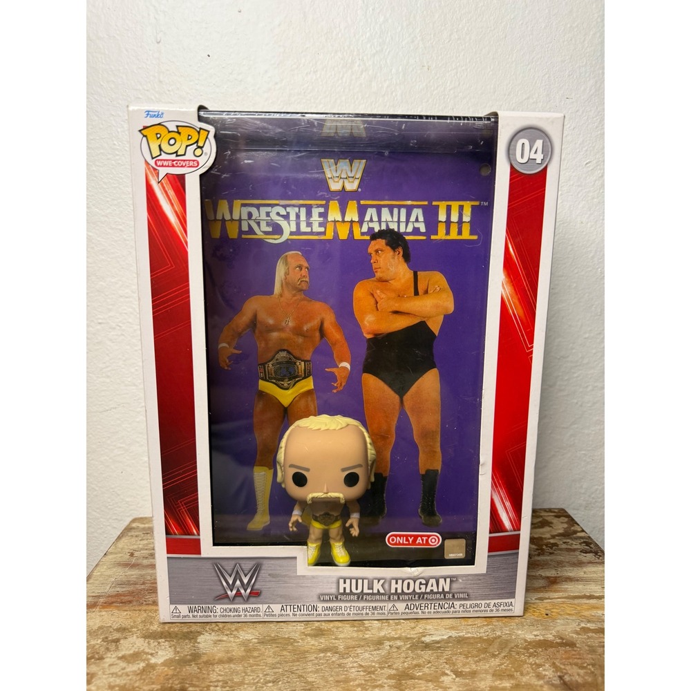 Funko Pop! WWE Covers Hulk Hogan WrestleMania III Vinyl Figure
